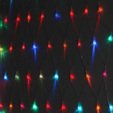 ENIS-01R Гирлянда LED Сеть 1,8 м*1,5 м RGB 8 режимов, 220V, IP20 (60/720)