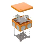 Коробка огнестойкая для о/п двухкомпонентная 60-0300-FR10.0-4 Е15-Е120 100х100х50