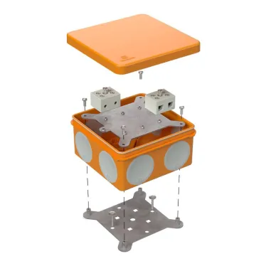 Коробка огнестойкая для о/п двухкомпонентная 60-0300-FR10.0-4 Е15-Е120 100х100х50