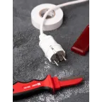 Евровилка прямая белая 16А