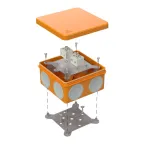 Коробка огнестойкая для о/п двухкомпонентная 60-0300-FR6.0-4 Е15-Е120 100х100х50