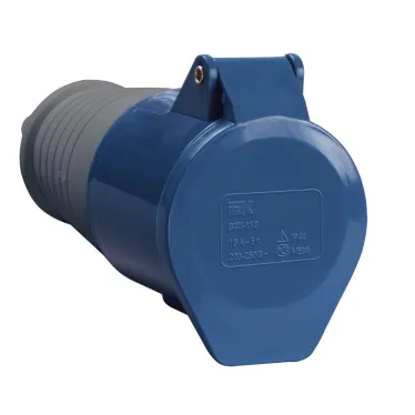 Розетка кабельная 16А 2Р+E IР44 переносная 250В 213