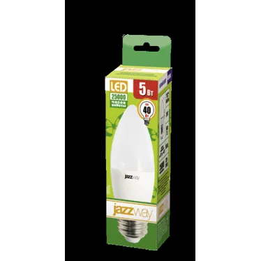 Лампа светодиодная LED 5вт E27 400Лм белый матовая свеча 230V/50Hz ECO