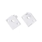 Заглушка ARH-DECORE-S12-EXT-F Square с отверстием (ARL, Пластик)