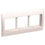 Рамка и суппорт для кабель-канала на 6 модулей 75мм Праймер