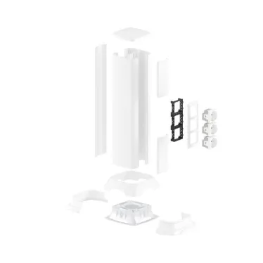 Миниколонна 500мм белая