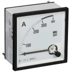 Амперметр Э47 300/5А 72х72 AC включение через трансформатор (класс точности 1.5)