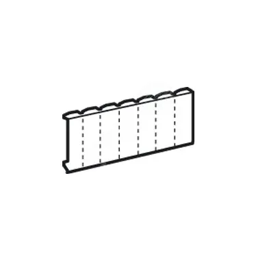 Заглушка - 13 модулей - для щитков Practibox³ белый | 001662 | Legrand
