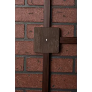 Коробка разветвительная KMP-030-032 100х100х25 темное дерево PROxima