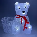Фигура LED Медвежонок с корзинкой, 3АА ENIOF - 12