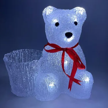 Фигура LED Медвежонок с корзинкой, 3АА ENIOF - 12