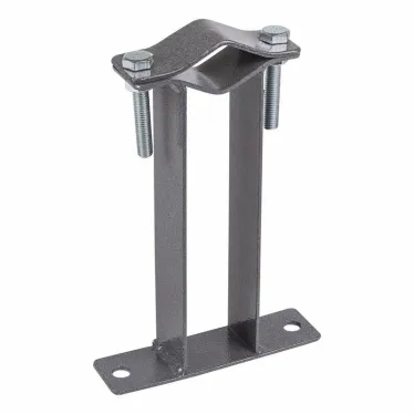 Кронштейн для мачт плоский 200 мм П-образный,