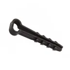 Дюбель хомут 5х8мм нейлон черный (100шт)