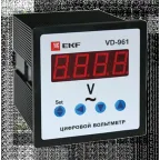 Вольтметр цифровой VD-961 на панель (96х96) однофазный PROxima