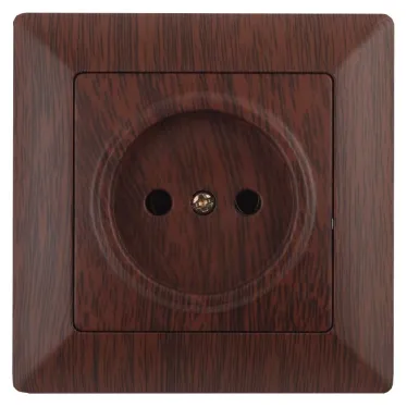 Розетка 2P, 16А-250В, СУ, Solo, венге, 4-201-10
