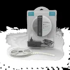 Лента светодиодная LED 5050/60-SMD 10 Вт/м 700 лм/м 4000К DC 12В IP20 10мм комплект лента и драйвер (блистер 5м) Basic Gauss