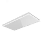 Светильник светодиодный для потолка Ecophon Focus DS 1200*600*57мм 50 ВТ 4000К с опал. рас. IP40 с равн. засветк | V1-A2-00419-10HG0-4005040 | VARTON