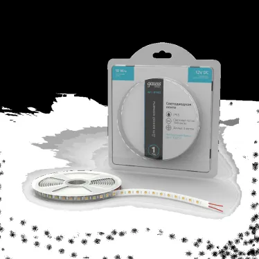 Лента светодиодная LED 5050/60-SMD 10 Вт/м 700 лм/м 4000К DC 12В IP65 10мм (блистер 3м) Basic Gauss