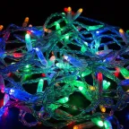 Гирлянда Нить 10м, постоянное свечение, прозрачный ПВХ, 230В, цвет: Мультиколор | 305-189 | NEON-NIGHT