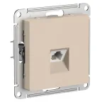 ATLASDESIGN РОЗЕТКА телефонная RJ11, механизм, ПЕСОЧНЫЙ