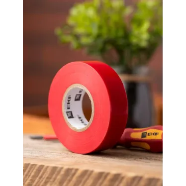 Изолента ПВХ красная 19мм 20м серии SafeFlex