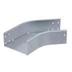 Угол горизонтальный 45 градусов 50х500, 1,5 мм, цинк-ламель, в комплекте с крепежными элементами и соединительными пластинами, необх