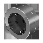 MultiTrack Розетка 2К+З круглая 16А/250В Графит