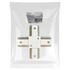 Коннектор TR-1PA-СX-WH X-образный для однофазного шинопровода белый