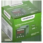Амперметр цифровой щитовой однофазный 72х72мм LED GENERICA