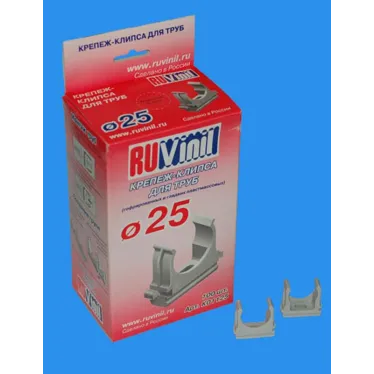 Крепеж для трубы 25мм (100шт)