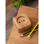 Розетка 1-местная ОП Минск 10А без заземления светлое дерево