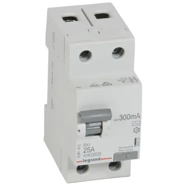ВДТ RX3 - 2П - 25 А - тип AC - 300 мА - 2 модуля