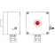 Взрывозащищенный пост управления из полиэстера CPE-Р-03 -(1xP1R(11)) -1x6018AASBKGM2SB(C)1Ex d e IIC T6 Gb / Ex tb IIIC T80°C Db IP66