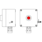 Взрывозащищенный пост управления из полиэстера CPE-Р-03 -(1xP1R(11)) -1x6018AASBKGM2SB(C)1Ex d e IIC T6 Gb / Ex tb IIIC T80°C Db IP66