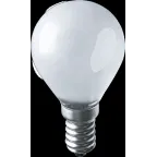 Лампа накаливания декоративная ДШ 60вт Р45 230в Е14 матовая (шар)