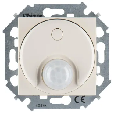 15 Выключатель с датчиком движения 500Вт 230В винтовые зажимы слоновая кость