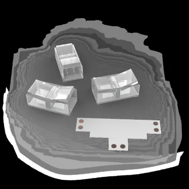 Набор коннектров для светодиодной ленты Т-образный коннектор 3 клипсы 8-10мм Basic Gauss