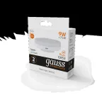 Лампа светодиодная LED 9 Вт 660 лм 3000К таблетка теплый GX53 AC 220В Elementary Gauss