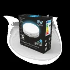 Лампа светодиодная LED 8 Вт 690 лм 4100К таблетка нейтральный GX53 AC 220В Black Gauss