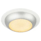 Встраиваемый светильник под лампу GX53  KL111 WH/SL белый/серебро матовый  | Б0061539 | ЭРА