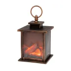 Светодиодный камин "Кантри" с эффектом живого огня 12х12х18,5 см, батарейки 3хАА (не в комплекте) | 511-031 | NEON-NIGHT