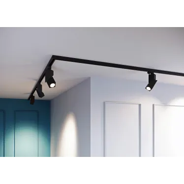 Светильник LGD-TWIST-TRACK-4TR-S60x60-12W Warm3000 (BK, 30 deg) (Arlight, IP40 Металл, 3 года) | 026468(1) | Arlight