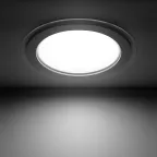 Светильник светодиодный встраиваемый круглый с декоративным стеклом 18W 4000K 1/20 | 947111218 | Gauss