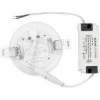 Встраиваемый светильник Frameless круг 9W 4000K 1/60 | 967511209 | Gauss