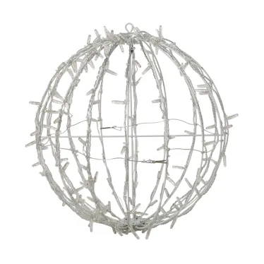 Шар светодиодный 230V, диаметр 30 см, 120 светодиодов, эффект мерцания, цвет теплый белый | 501-609 | NEON-NIGHT