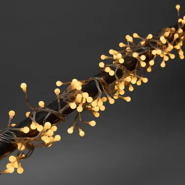 Гирлянда "Мишура LED"  3 м  прозрачный ПВХ, 288 диодов, цвет желтый | 303-601 | NEON-NIGHT