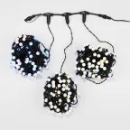 Гирлянда "LED ClipLight - МУЛЬТИШАРИКИ" 24V, 3 нити по 20 м, свечение с динамикой, цвет диодов RGB | 323-619 | NEON-NIGHT