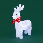 Акриловая светодиодная фигура "Оленёнок" 30х10х28 см, 4,5 В, 3 батарейки AA (не входят в комплект), 24 светодиодов, | 513-321 | NEON-NIGHT