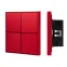 INTELLIGENT ARLIGHT Кнопочная панель KNX-304-23-IN Rose Red (BUS, Frame) (IARL, IP20 Металл, 2 года) | 039668 | Arlight