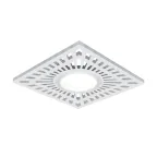 Светильник точечный встраиваемый Backlight BL127 Квадрат. Белый, Gu5.3, 3W, LED 3000K | BL127 | Gauss